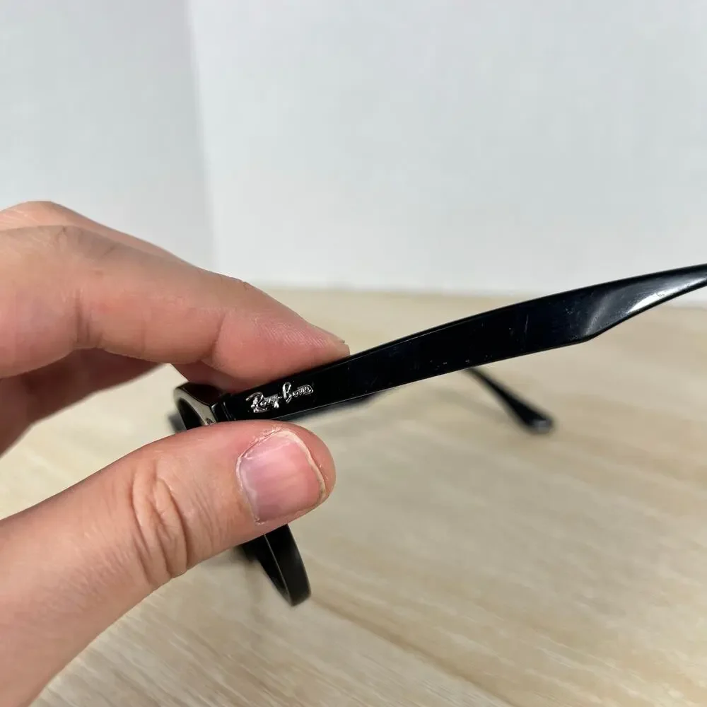 Ray-Ban RB2180-F 601/71 Sunglasses FRAMES ONLY Round Black 51-21-150 Italy